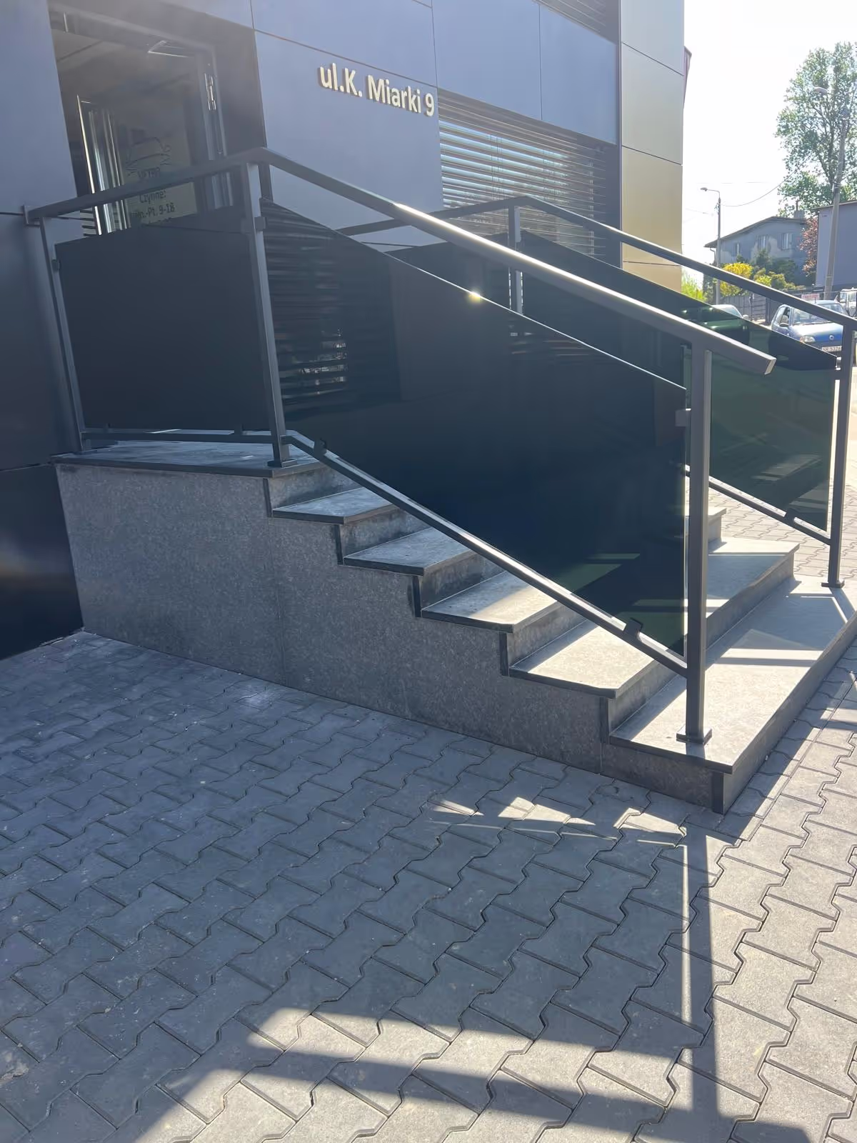 wykonany projekt schodów przez firmę Menżyk