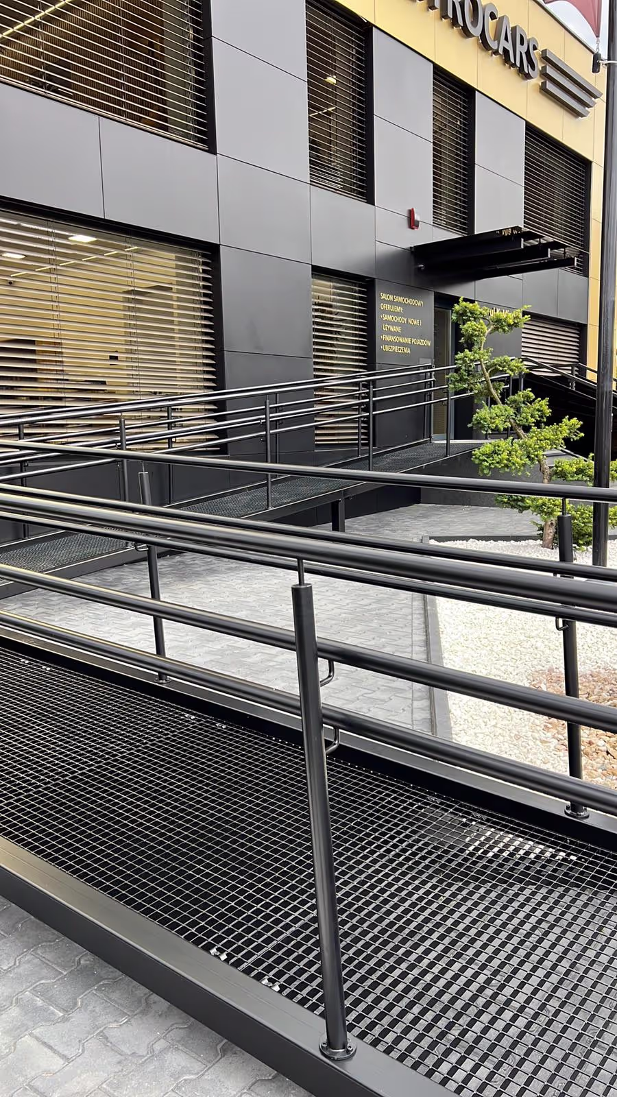 projekt poręczy wykonany przez firmę Menżyk