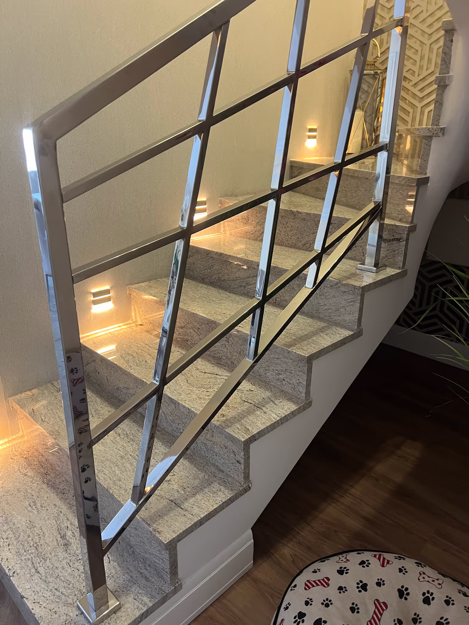 wykonany projekt schodów przez firmę Menżyk